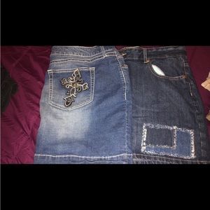 2 Mini Skirts